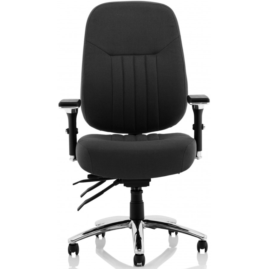 Barcelona Fabric Heavy Duty Office Chair - 158KG Rated 24 Hour Use